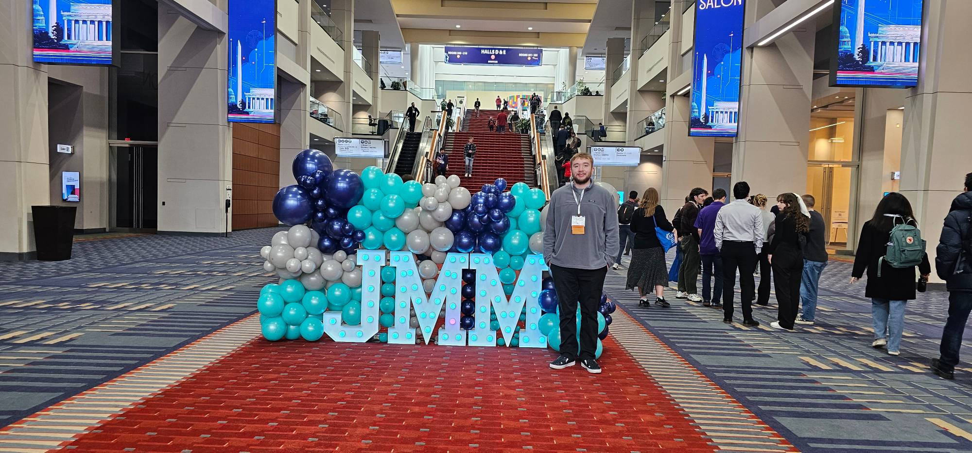 Jordan Edwards at a national mathematics conference